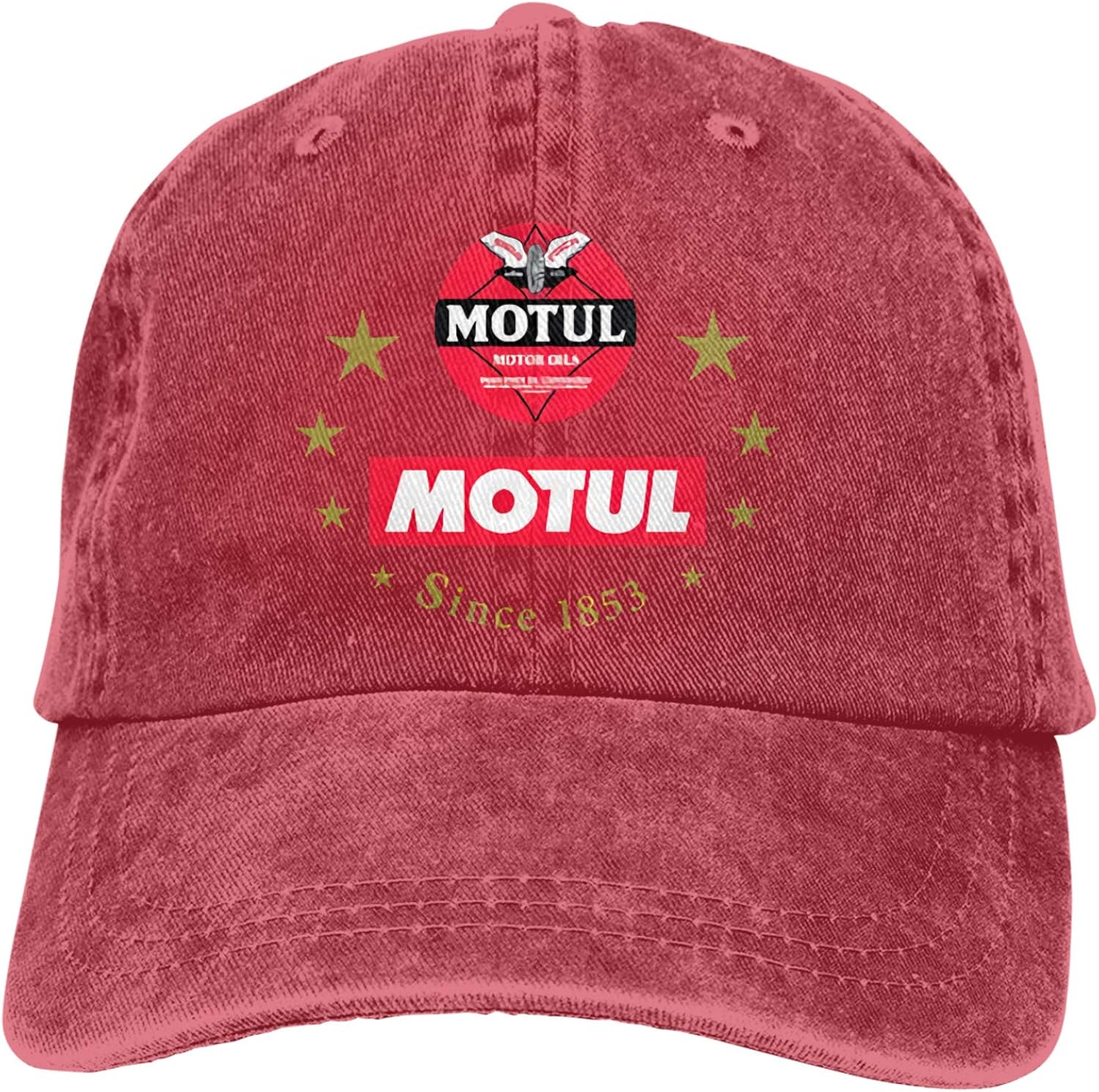 Motul Vintage Motor Oil Logo Unisex Vintage Baseball Cap Twill