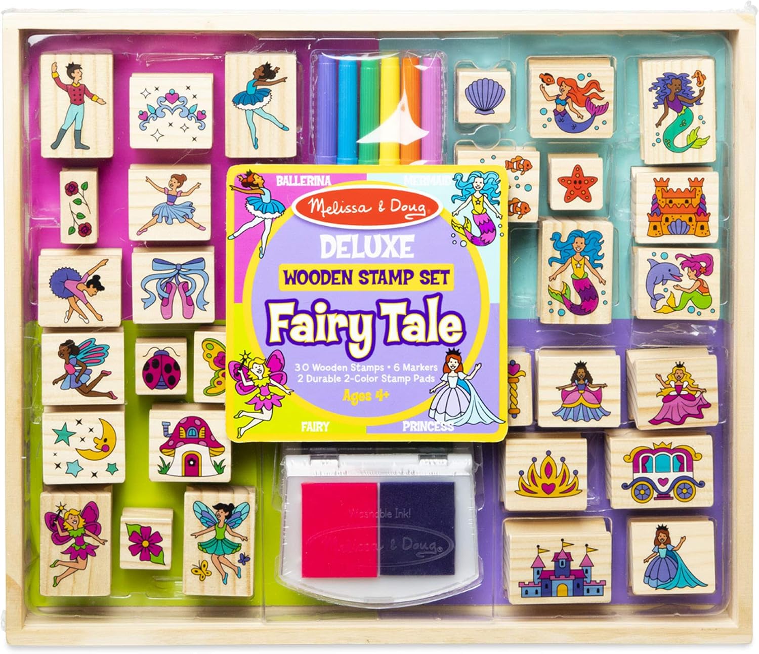 melissa and doug fairy stamp set