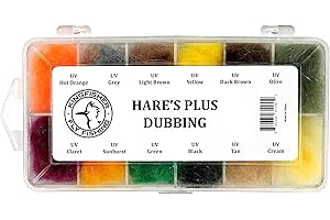 Kingfisher Fly Fishing Hare's Plus Fly Tying Dubbing Dispenser
