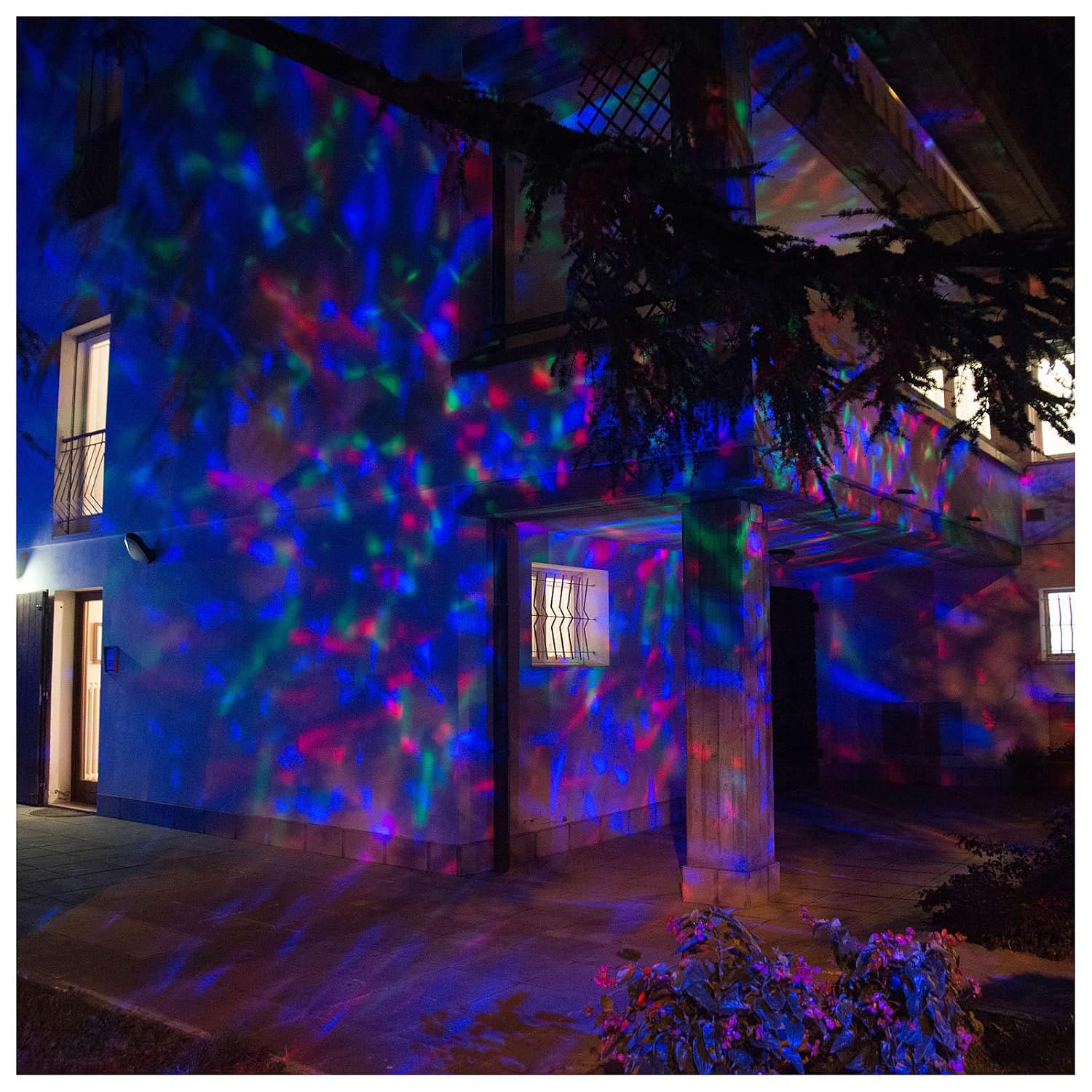 Holyart Proyector 3 Luces LED Olas Efecto Agua Multicolor Interior ...