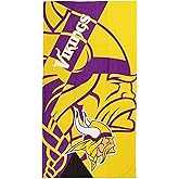 Northwest NFL Minnesota Vikings 30 x 60 Inch Beach Towel, Puzzle Design