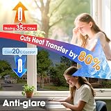 Lifetree Reflective One Way Window Film Privacy Black 115x200cm view 4