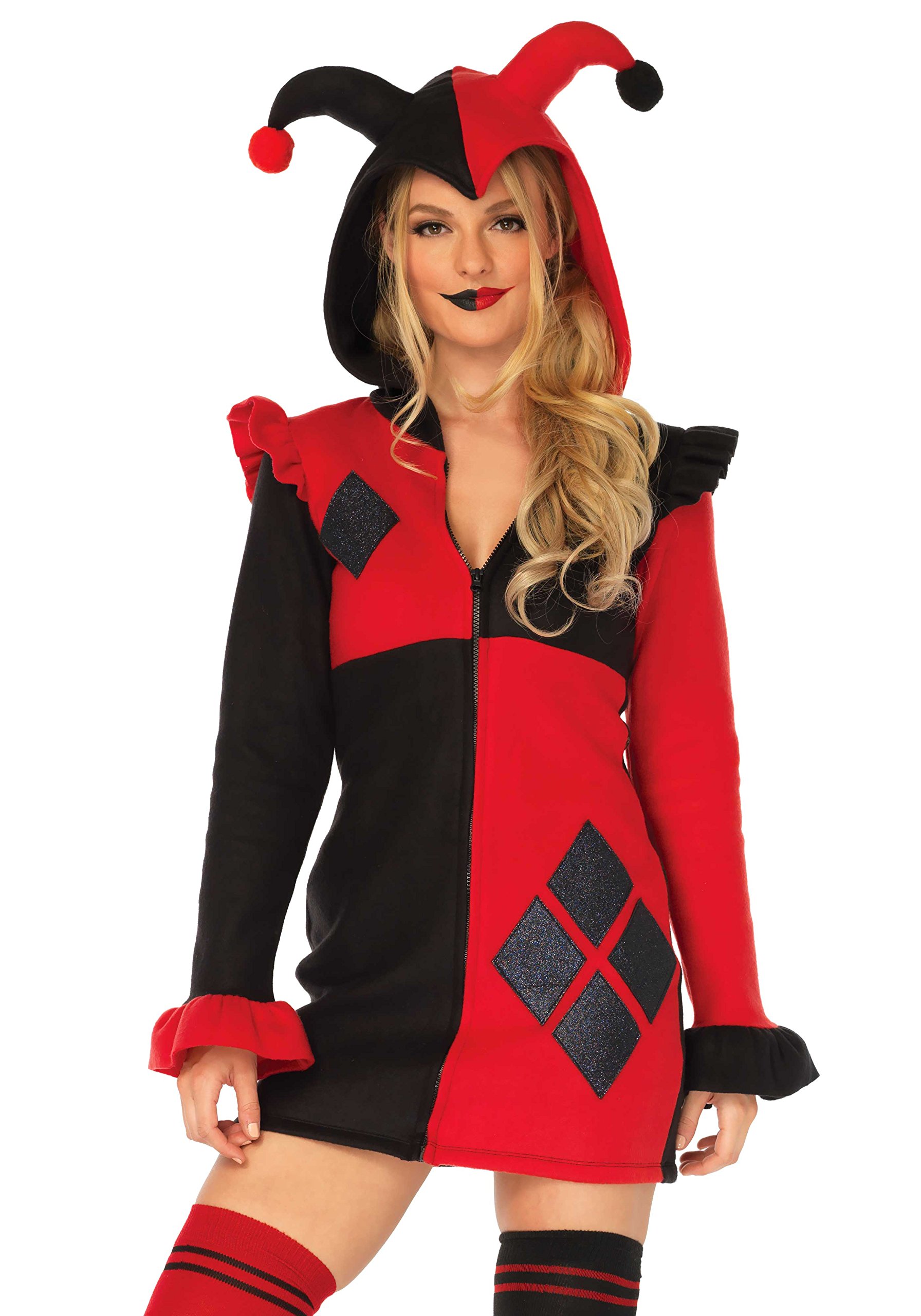Adult Leg Avenue Cozy Harlequin Ladies Costume : Large