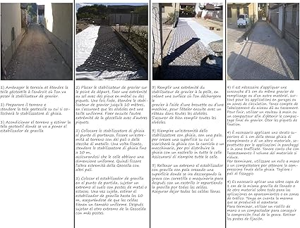 Geocelda Estabilizador de gravilla 5x10x10 - 10 m2 (6, 99 €/m2 ...