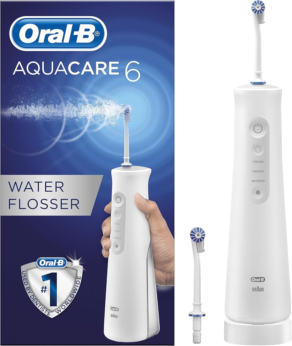 Oral-B Aquacare 6 Pro-Expert Water Flosser Oxyjet 6 Modes UK Plug