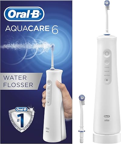 Oral-B Aquacare 6 Pro-Expert Water Flosser Oxyjet 6 Modes UK Plug