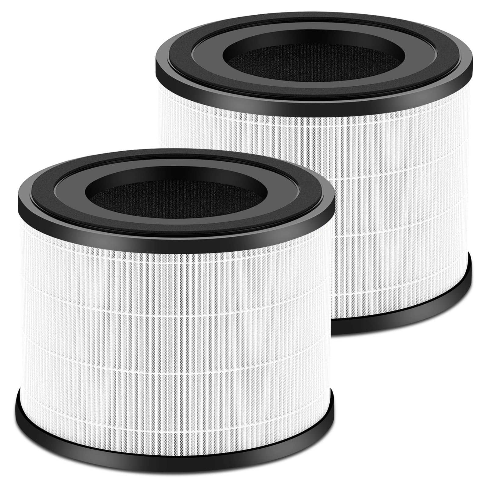 Photo 1 of 2 Pack AP-S0610L Air Purifier Replacement Filters, 3-in-1 True Filter Compatible with Mooka APS0610L Purifiers