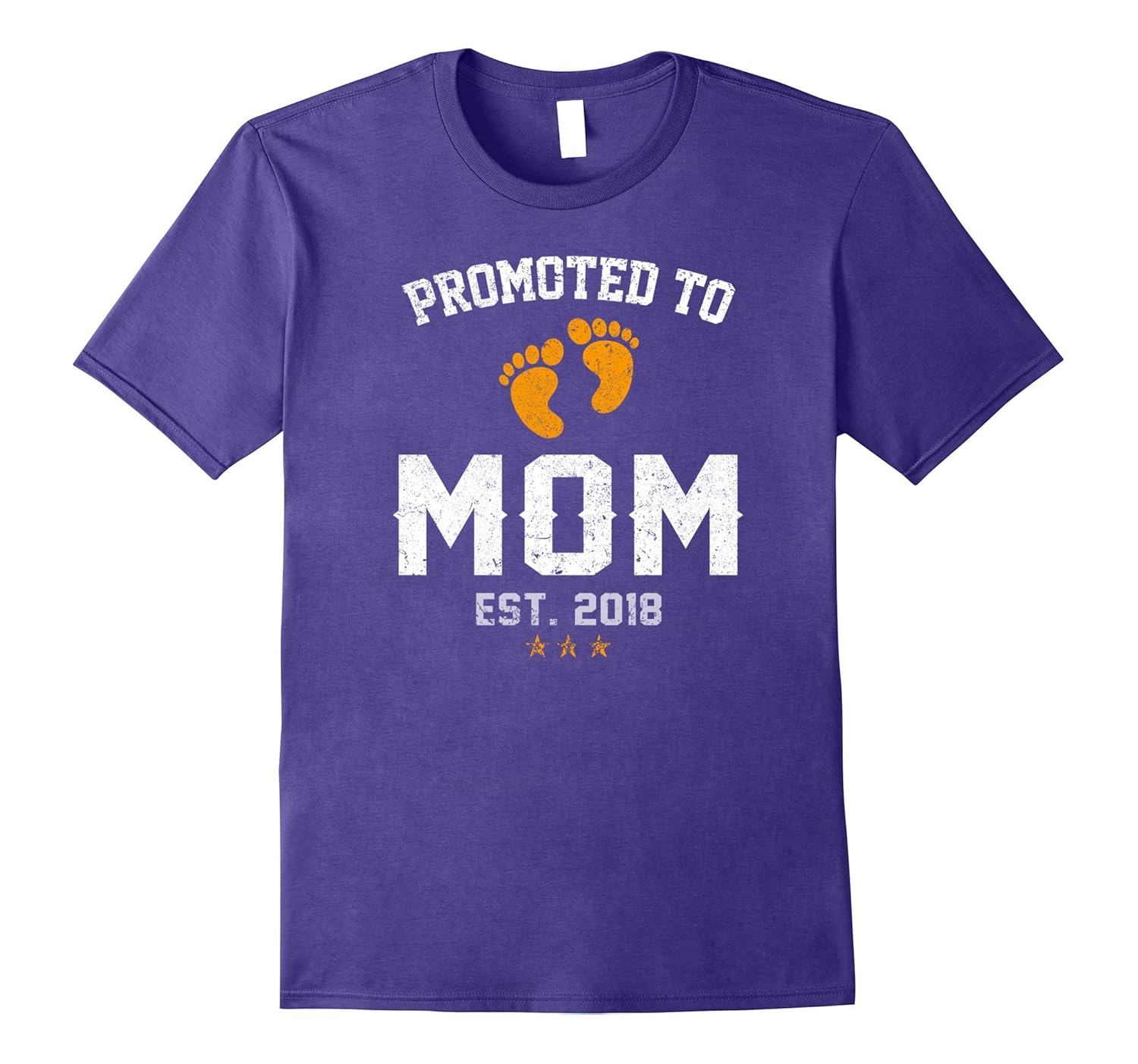 Promoted To Mom 2018 T-Shirt - New Mommy Baby Reveal Tshirts-ANZ