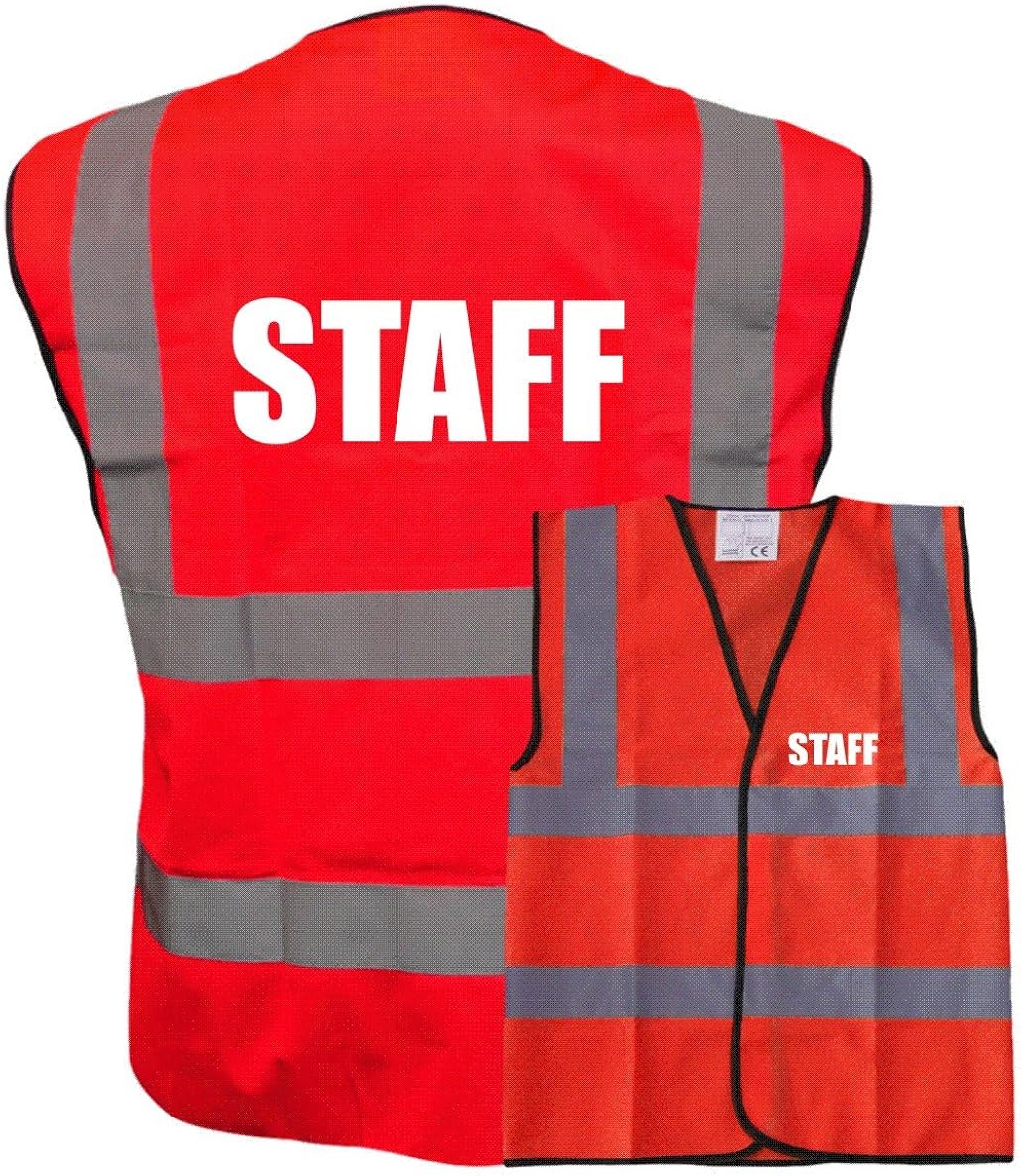 red hi vis clothing