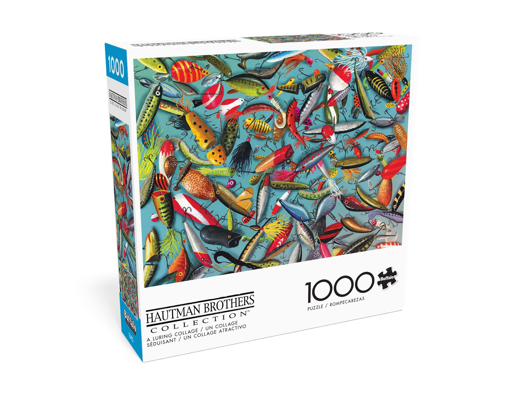 Buffalo Games - Robert Hautman - A Luring Collage - 1000 Piece Jigsaw Puzzle for Adults -Challenging Puzzle Perfect for Game Nights - Finished Size is 26.75 x 19.75