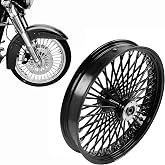 FatFlex Front Wheel for Harley Touring 2008-UP 21&rdquo; x 3.5&rdquo; Dual Disc | Fits ABS Touring Models with Stainless Steel Spokes and Dual Disc Setup for Custom Styling