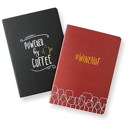 Fitlosophy Dot Grid And Lined Page Pocket Notebook Set 475 W X 675 L