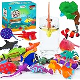 Color Changing Mold Free Bath Toys for Kids, Water Table Sea Animal Toys | No Hole Bath Toys for Kids Toddlers, Color Changing Squishy Sea Animal Bathtub Toys, Water Table Toys Sea Creatures Fish Toys
