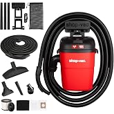 Shop-Vac 3.5 Gallon 4.5 Peak HP Wall Mounted Shop Vacuum Wet and Dry | 18 Ft Long Hose, 6 Ft Cord, Storage Bag, Portable Wet Dry Vacuum with Multi-Attachments, Ideal for Garage, Car &amp; Workshop