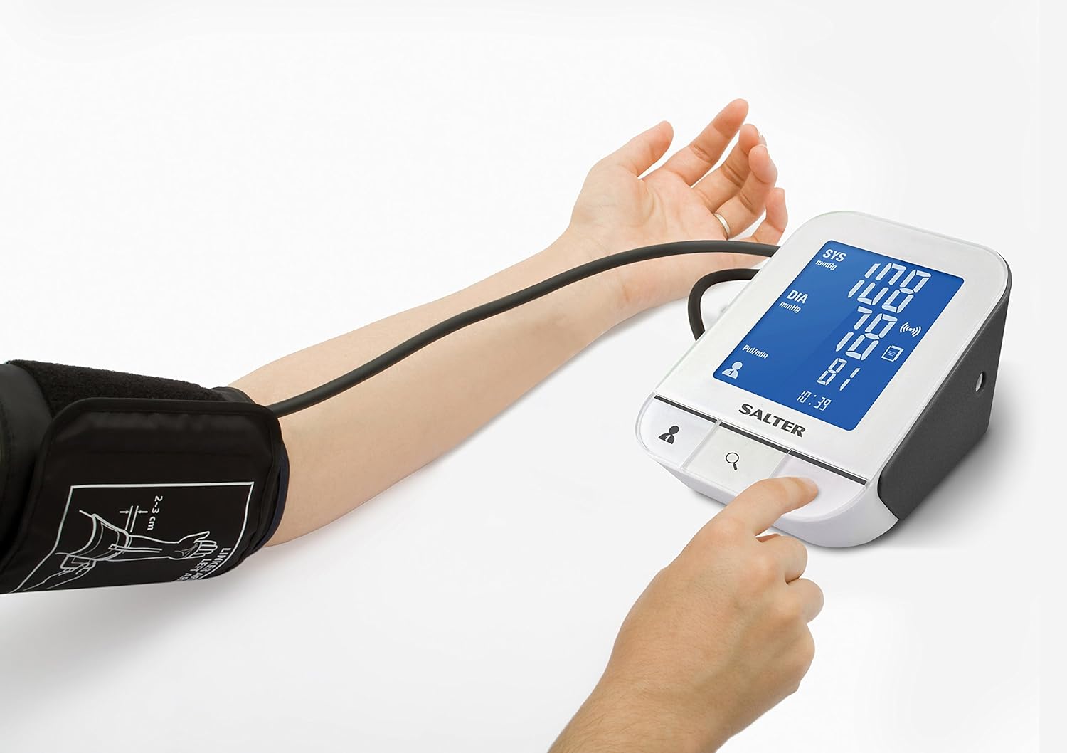 Salter Premium Automatic Arm Blood Pressure Monitor BigaMart