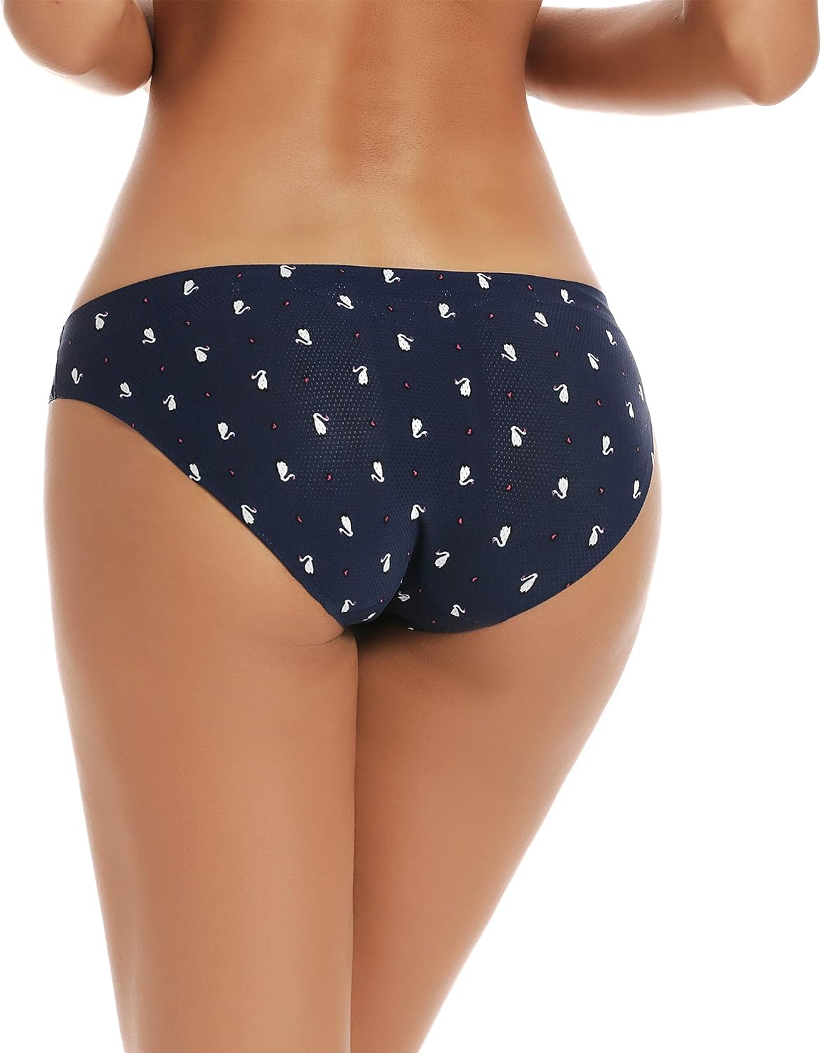 VOENXE Womens Seamless Underwear Breathable Stretch Bikini Panties: Clothing