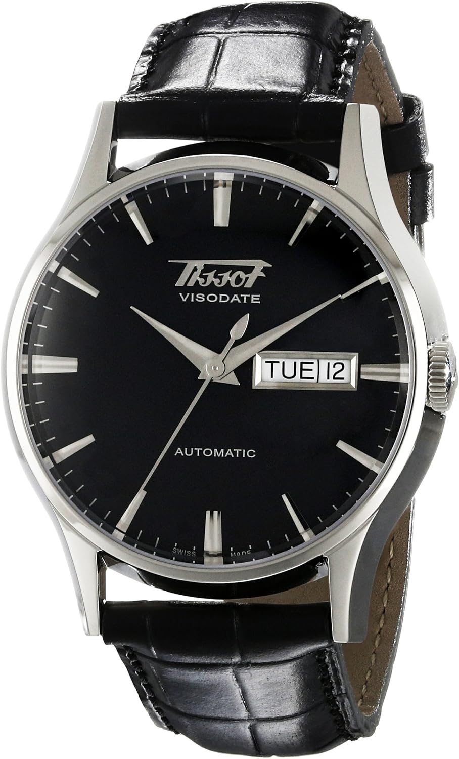 Tissot Men's TIST0194301605101 Visodate Black Dial Watch Amazon.co.uk
