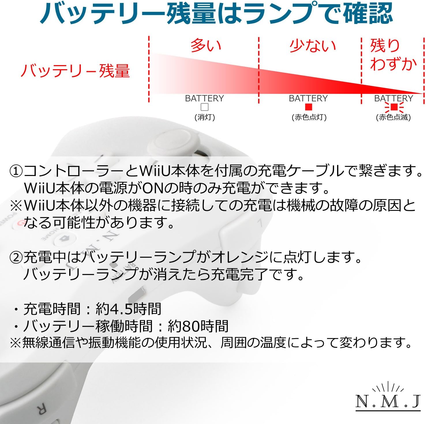 Amazon Co Jp N M Japan Wiiu Pro コントローラー ワイヤレス 振動機能付き ワイヤレス コントローラー クロス 取扱説明書 1年保障付き ホワイト ゲーム