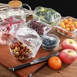 Jc.upin 100 Pack Shrinkable Food Storage Covers, Elastic Bowl Lids view 7