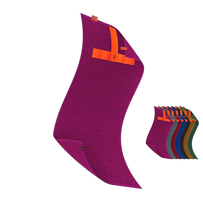 skilly Flex Band Sporthandtuch/Fitnesshandtuch | Perfekt für Fitnessstudio | Saugfähig und extra weich| gymtowel 100x 50cm | 