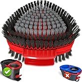 OKcedier Upgrade Scrub Brush Replacement Head Compatible with Vileda EasyWring 1 Tank Spin Mop, Replace Head Brush,Scrubber F