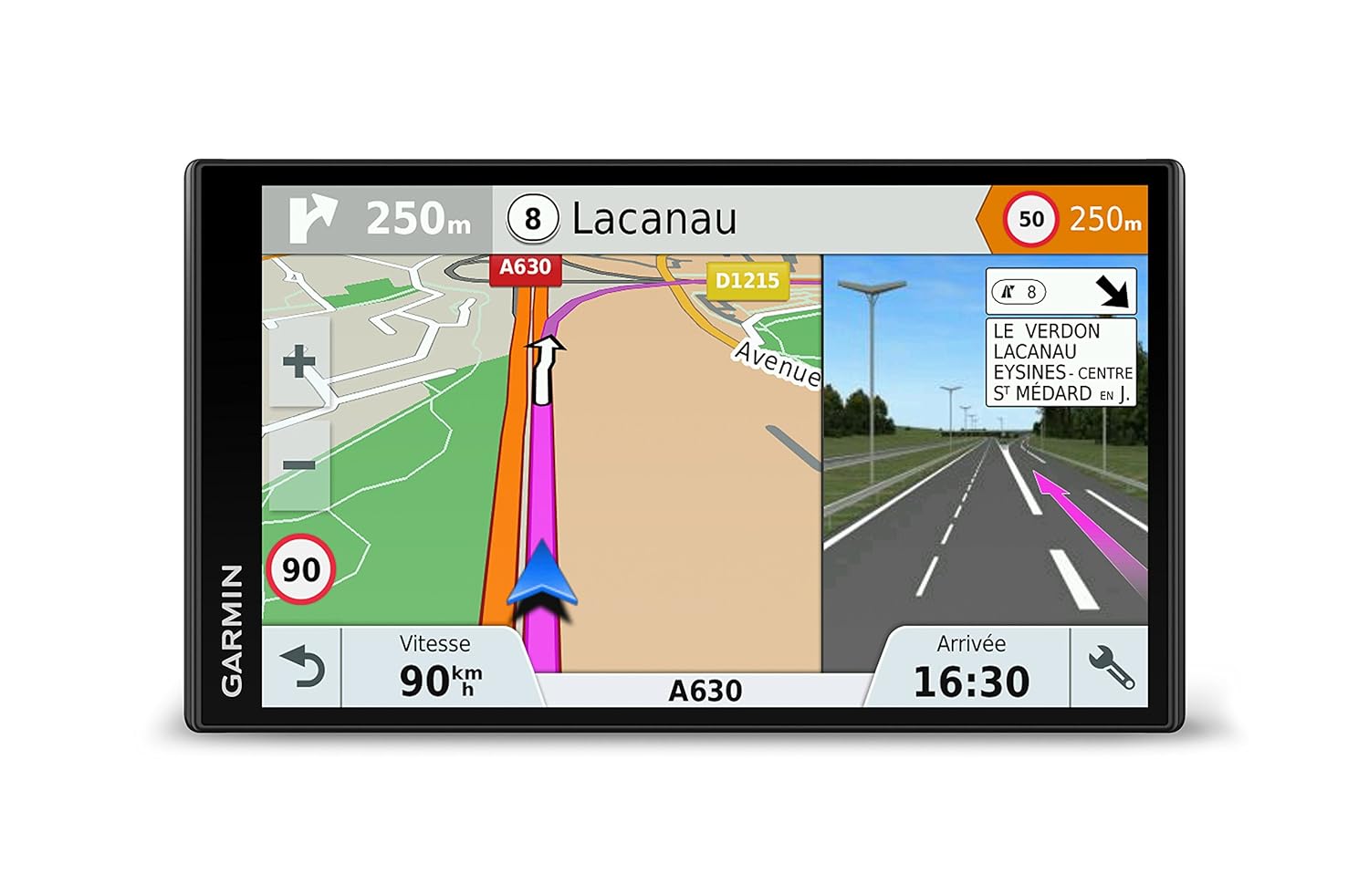 Garmin DriveSmart 61LMT-S 6.95 Inch Sat Nav with Lifetime Map Updates for  UK, Ireland and Full Europe, Free Live Traffic and Built-In Wi-Fi,Black: ...