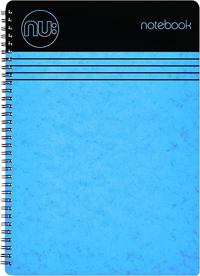 nu: Craze Cloud Range A5 Blue Wirebound Notebook 110 Pages FSC