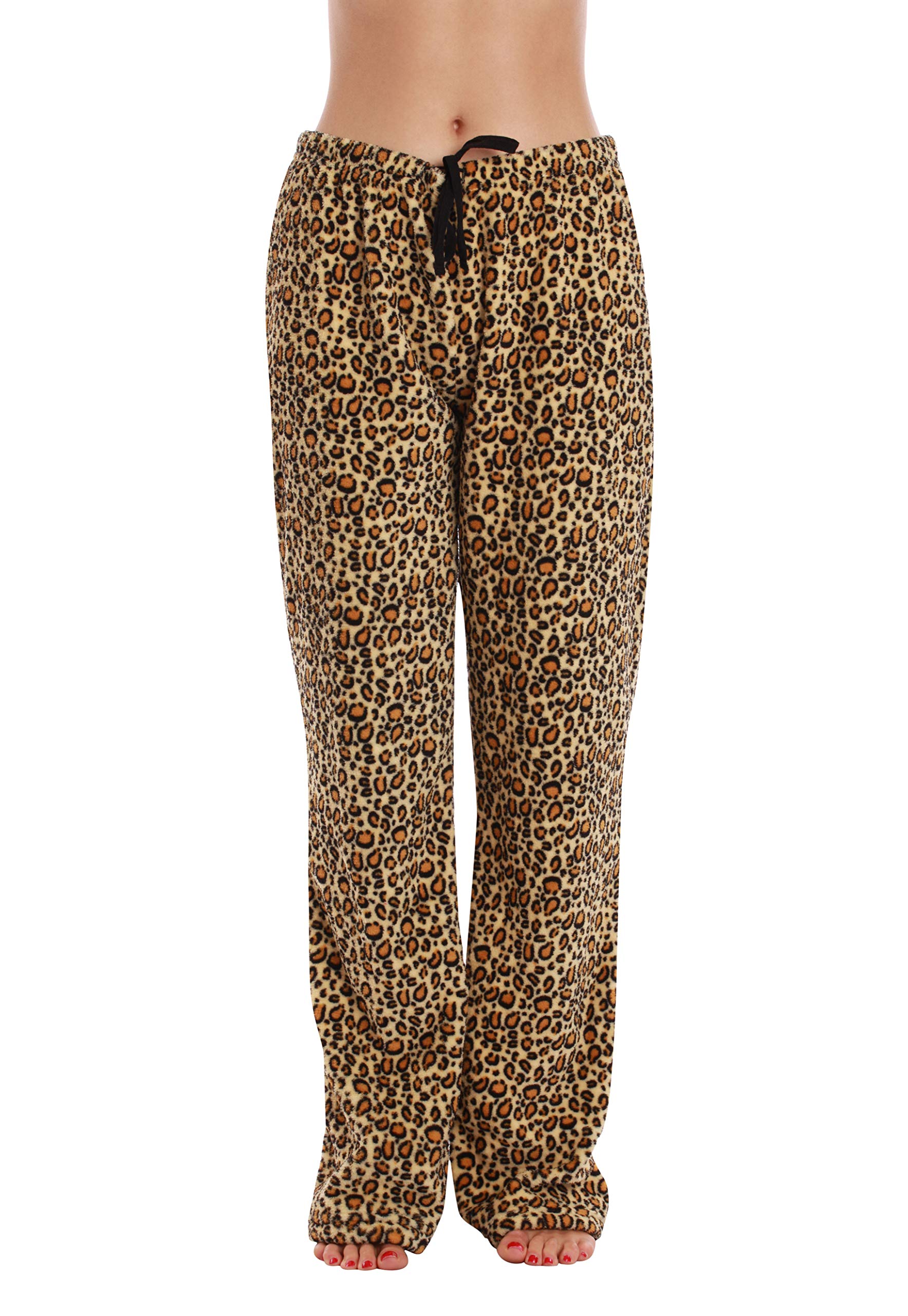 Just Love Women's Cute Character Print Plush Pajama Pants - Petite to Plus Size