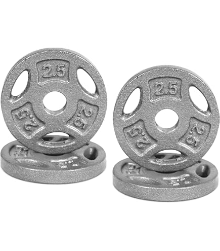 Disque De Fonte CAP Barbell 2.5 Lbs, Trou 1 Pouce, Noir - Occasion