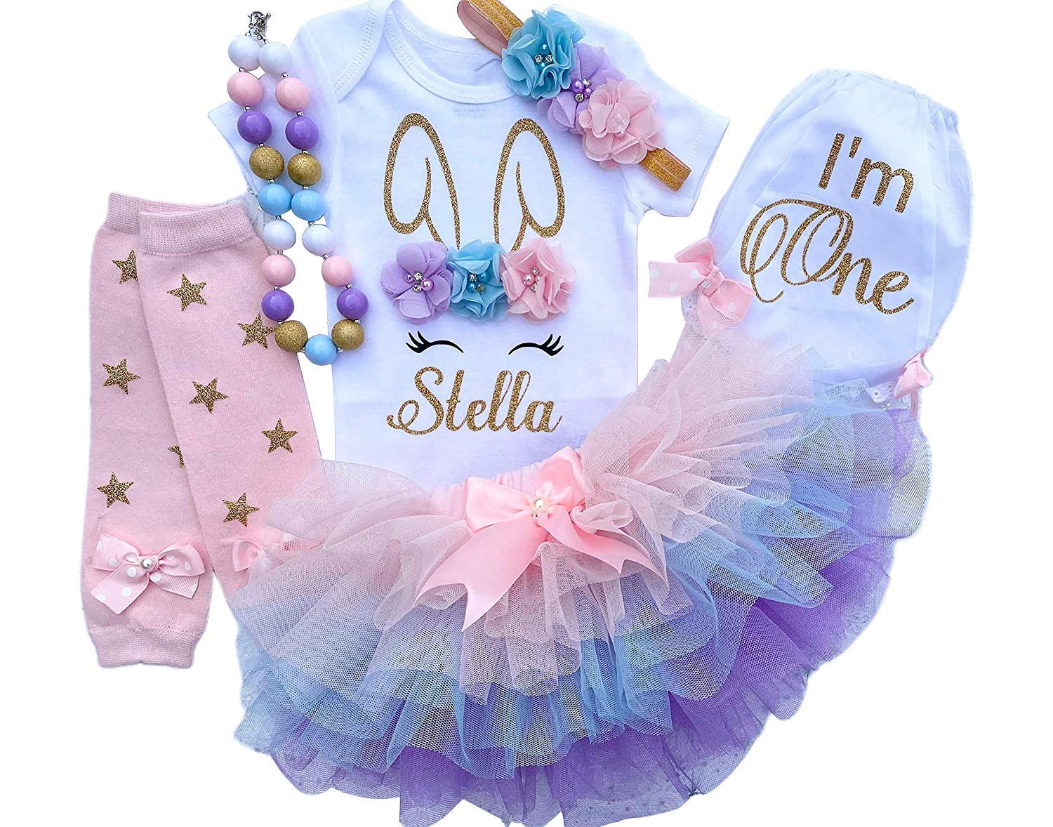 birthday outfit for 1 year old baby girl