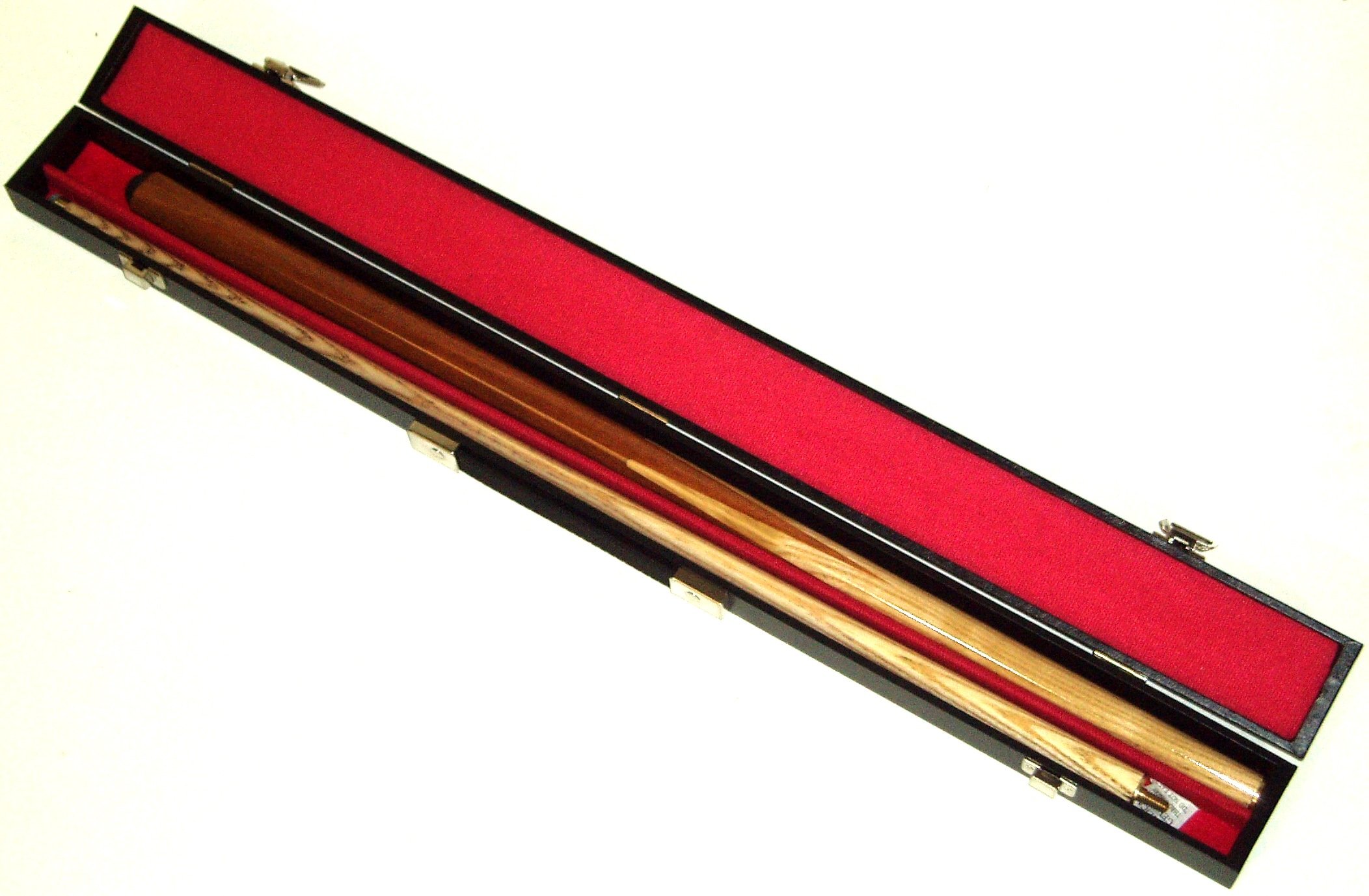 2 PIECE FULL SIZE ASH CUE & HARD CASE SET**