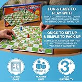 Navoys Classic Snakes & Ladders Game Foldable Board 36cm 6 Pieces view 3