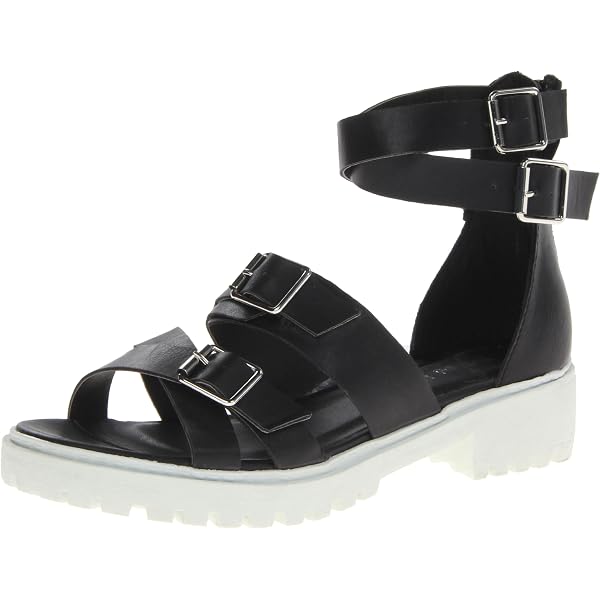 Dirty Laundry Women's East Ender Soft B Gladiator Sandals - Faux Leather Lace-Up Sandals - View #3