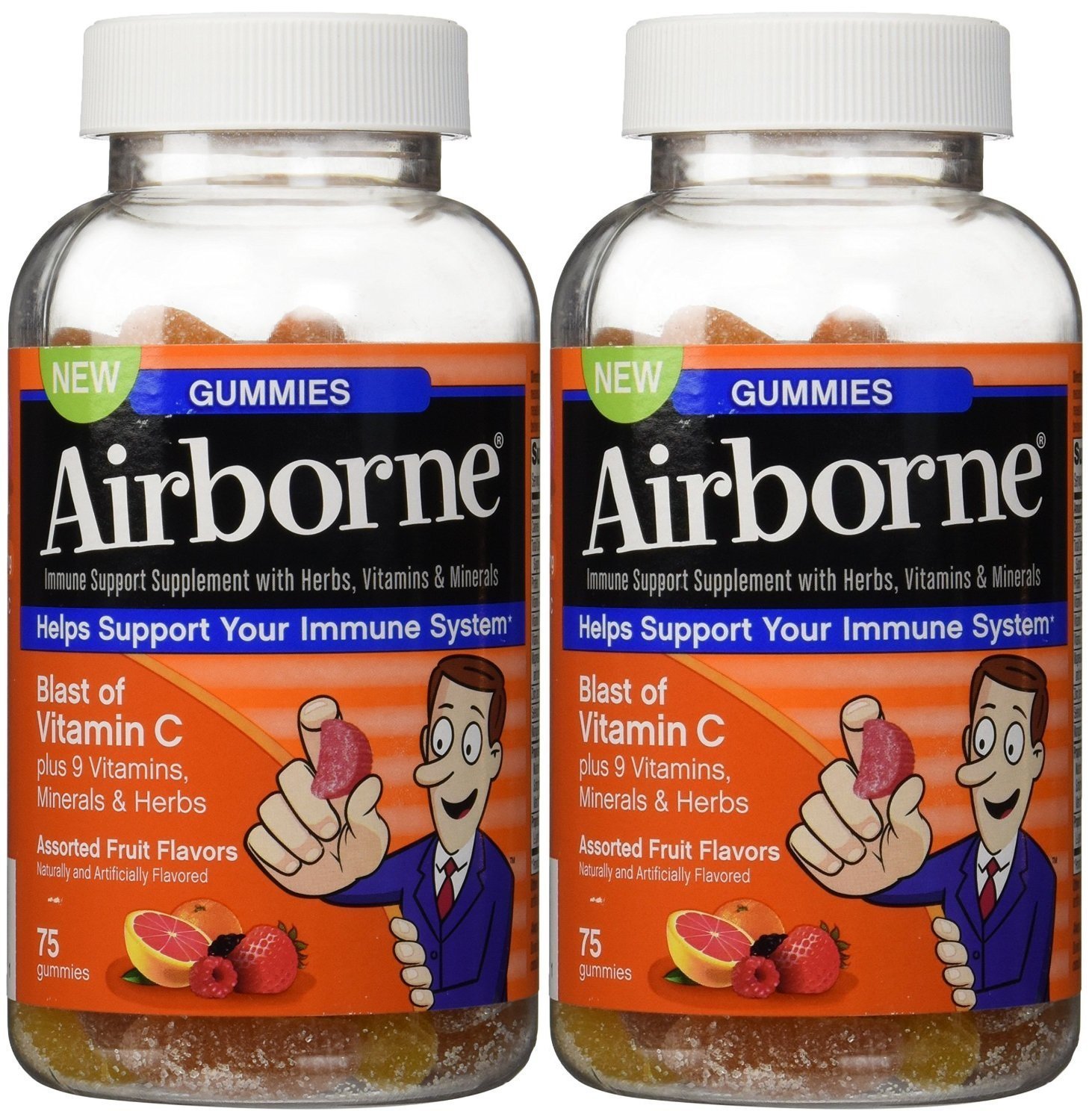 Airborne Kids Gummies, 42 count Vitamin C 667mg Immune Support