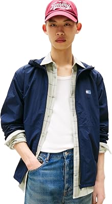 Tjm Windbreaker Ext Dm0Dm21393, Giacca Antivento, Uomo, Blu (Dark Night Navy), XL