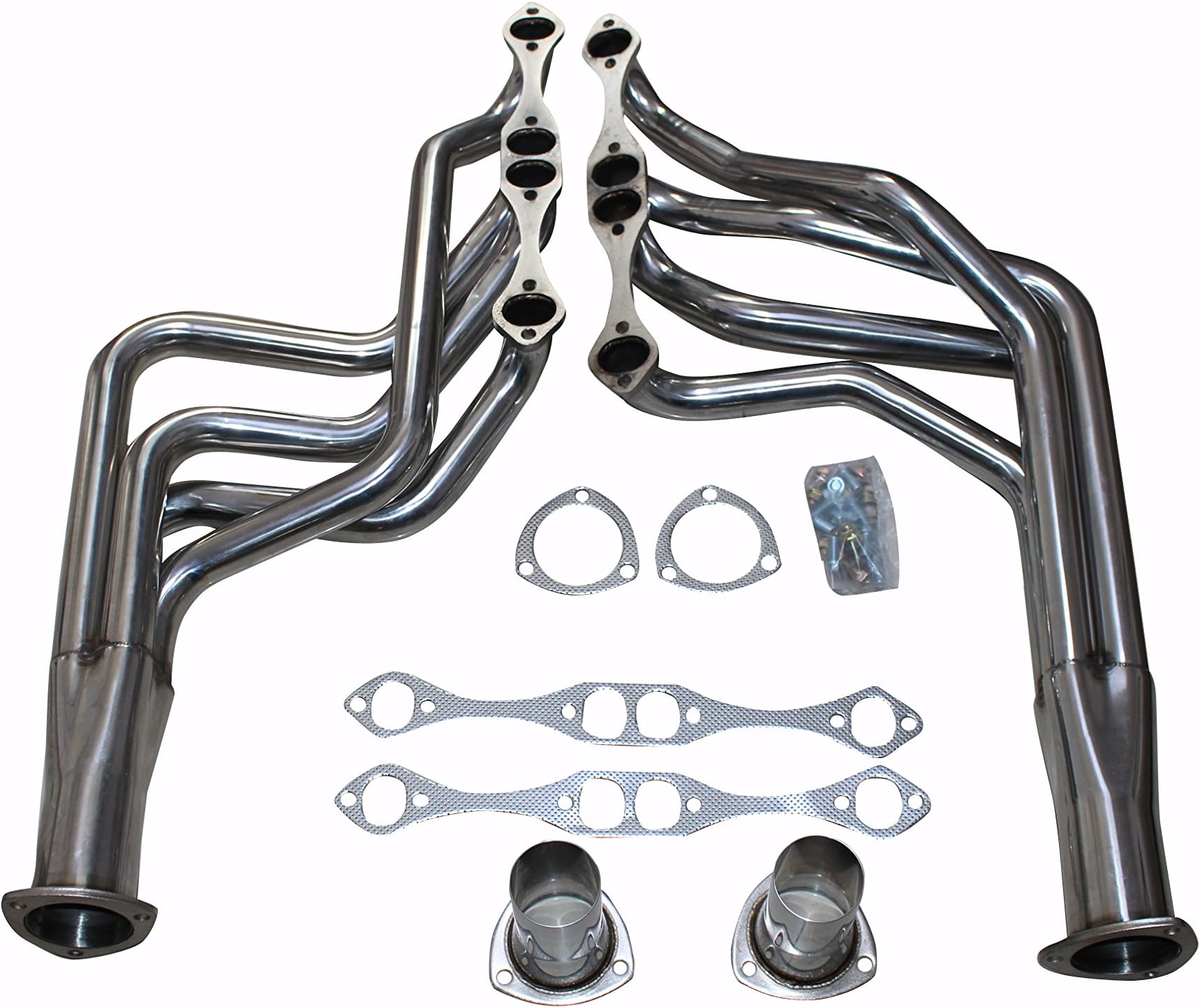 exhaust header for New 1965-1989 SBC Long Tube Chassis Headers SBC Chevy Round Port Heads