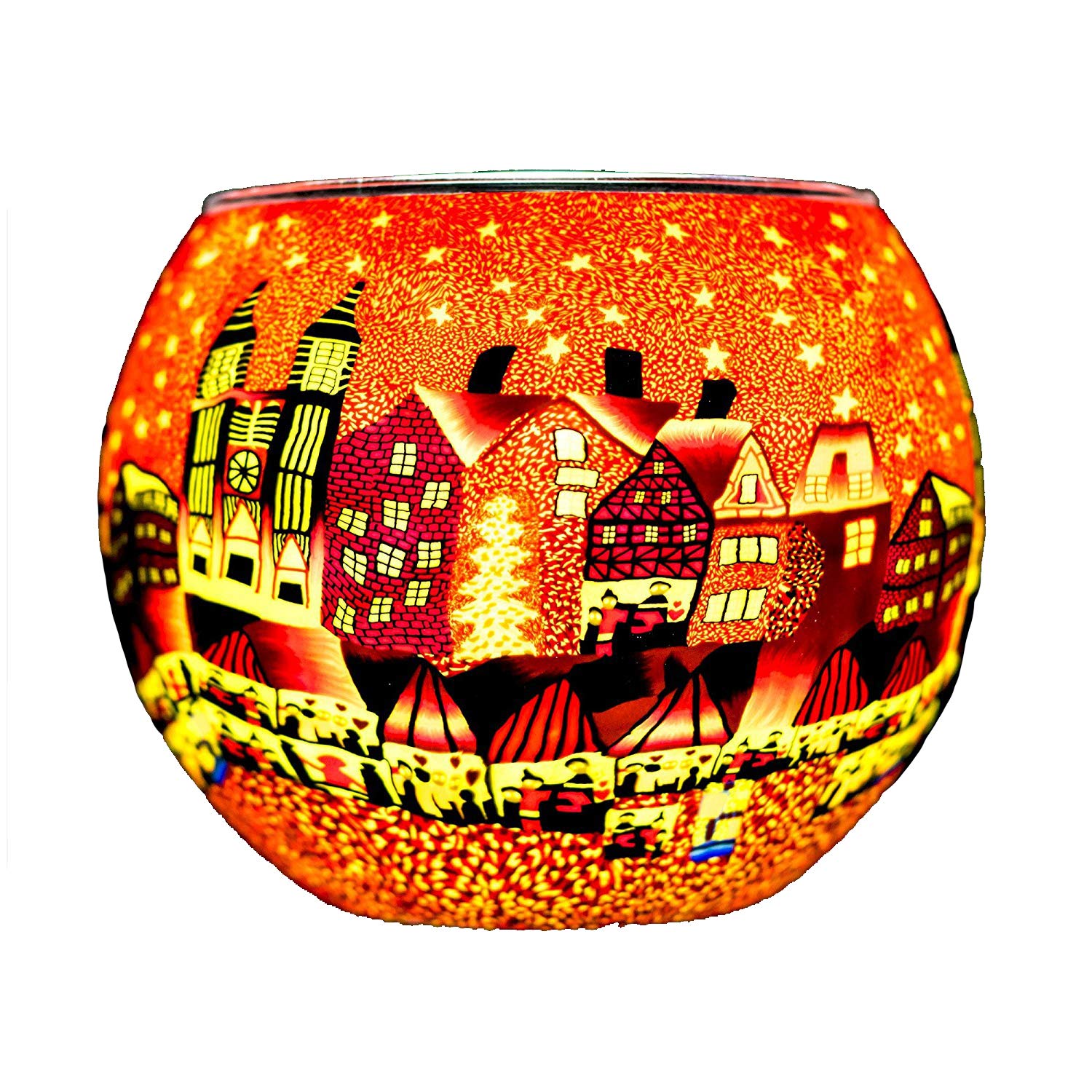 Benaya Fiery Dawn Tealight Holder