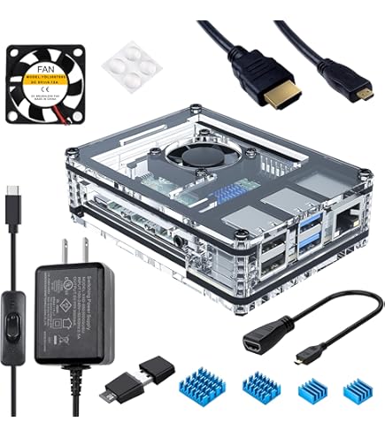 Raspberry Pi 4 Model B Quad Core 64 Bit WiFi Bluetooth (2GB