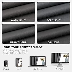 Joydeco Blackout Curtains 54 Inch Length 2 Panels