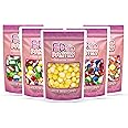 Freeze Dried Candy Variety Pack, Fruit Crunch, 4 oz (5 Pack), Original, Wildberry, Sour, Tropical, Lemon, Assorted Combo, Gift Bag