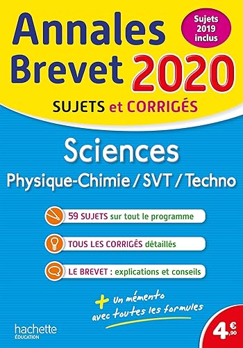 Download Annales Brevet 2020 Sciences PDF