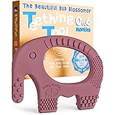 Teething Toy for Babies Age 0 to 6 Months - Baby Elefun 5x Pain Relief Smart Teether - Zero Developmental Delay Silicone Baby