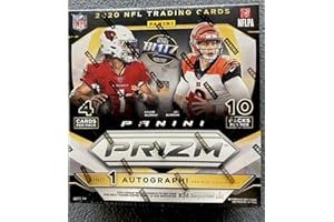 2020 Panini Prizm NFL Football MEGA box (40 cards/box) 1 Autograph per box