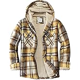 WINDFIT Women's Full Zip Fleece Flannel Jacket Plaid Sherpa Lined Jacket for Women