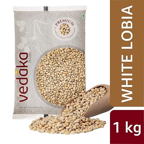 Vedaka Premium White Lobia, 1kg