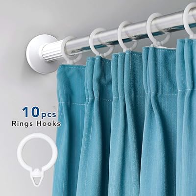 Buy Umimile Tension Curtain Rod 51 126 Inch Adjustable Spring Shower Tension Curtain Rod Stainless Steel Closet Rod For Windows Or Shower No Drilling No Rust Easy To Install Online In Indonesia B08dczqvwn