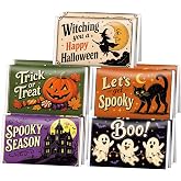 Outus 10 Pack Retro Halloween Travel Tissues Pocket Size, Slim Pack | Individual Wrapped Small Facial Tissues, Trick or Treat Stocking Stuffers Party Favors, 80 Sheets Total