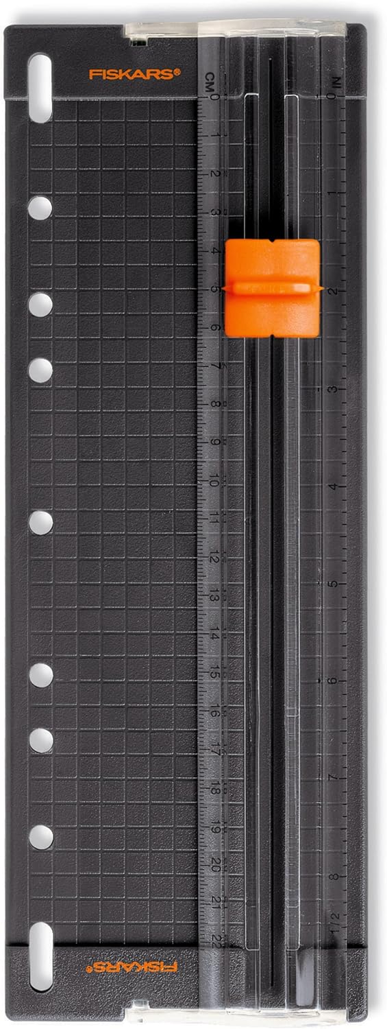 Fiskars Personal Paper 8-1/2 Inch Trimmer, Black