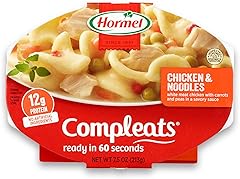 HORMEL COMPLEATS Chicken & Noodles Microwave Tray, 7.5 Ounces (Pack of 7)