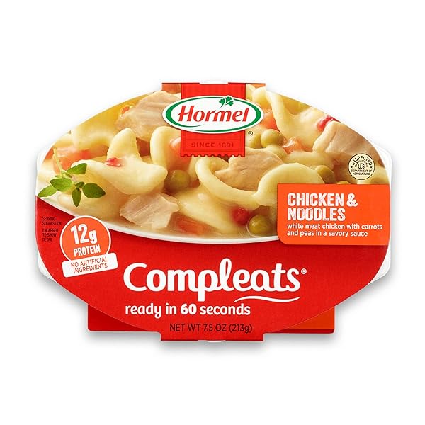 HORMEL COMPLEATS NOODLES & CHICKEN, 7.5 OUNCE